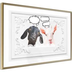 Arkiio Affisch Funny Goats [Poster] 30x20 Poster